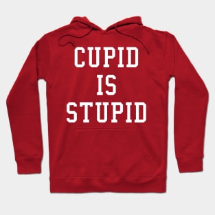 Cupid is Stupid Valentine's Day Hoodie